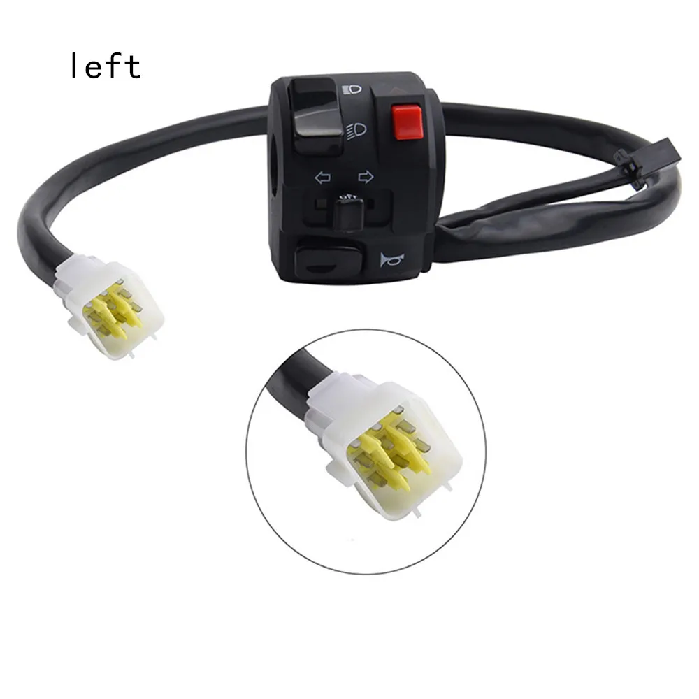 7/8&quot 22mm Motorcycle Switch Horn Button Turn Signal Light Electric Fog Start Handlebar Controller |