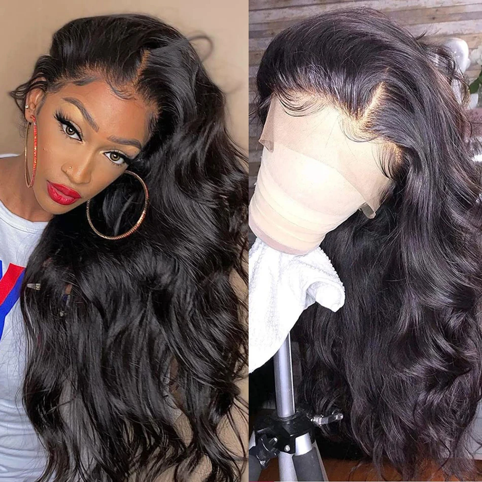 Body Wave Lace Front Wig Brazilian Glueless 360 Full Lace Wigs Pre Plucked 13x4 13x6 Hd Transparent Human Hair Lace Frontal Wig