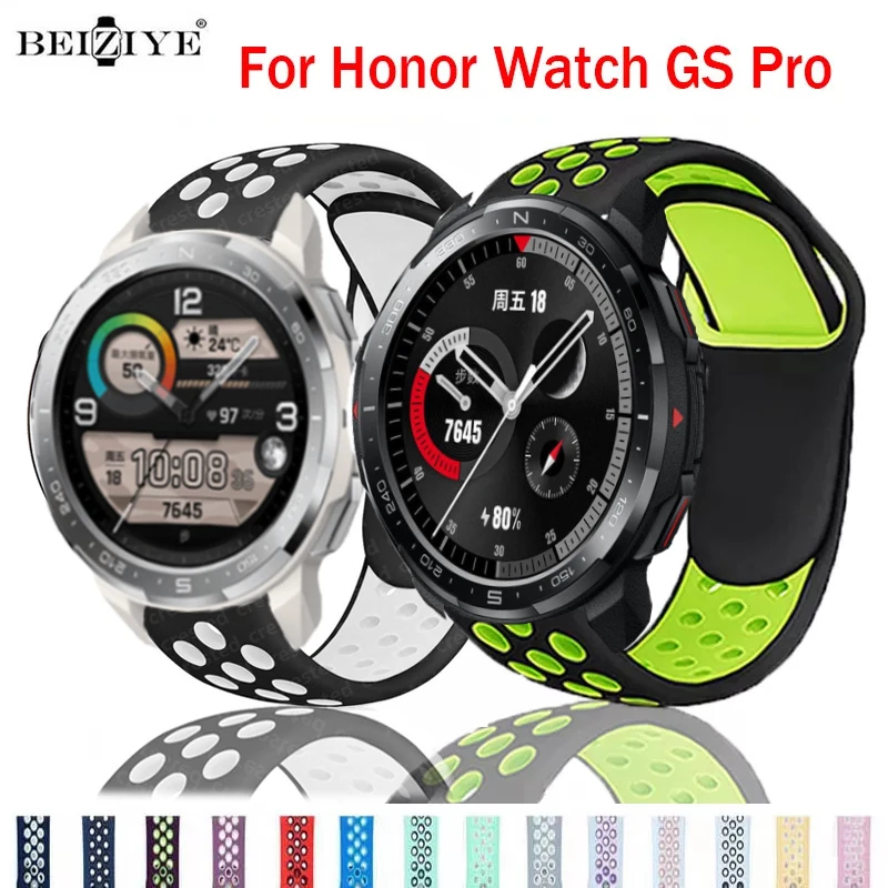 

Silicone Sport Strap For Honor Watch GS Pro Watchband Soft Bracelet For Huawei Honor Watch GS Pro Wristband Replacement Correa