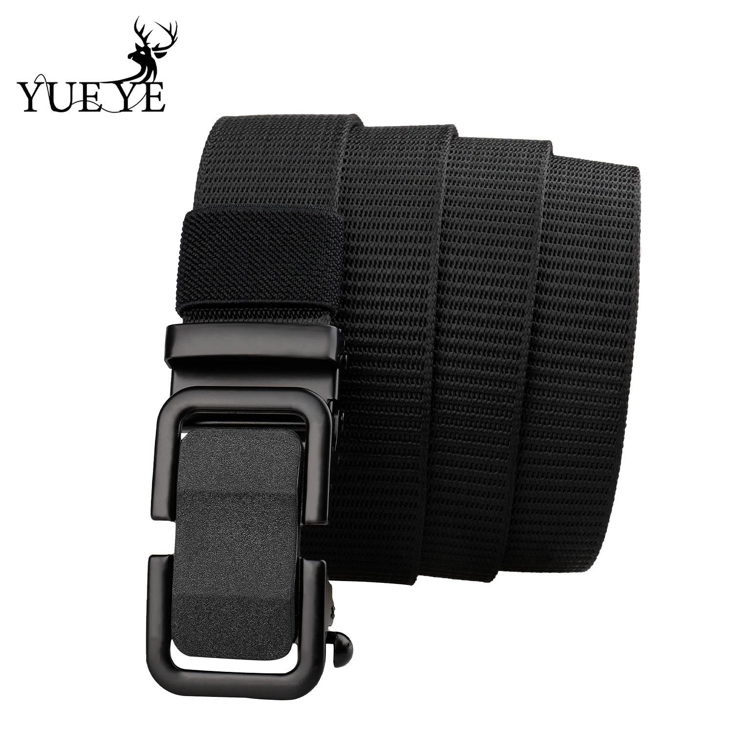 Ремень брезентовый с пряжкой из нейлона и сплава для мужчин женщин 125 см |