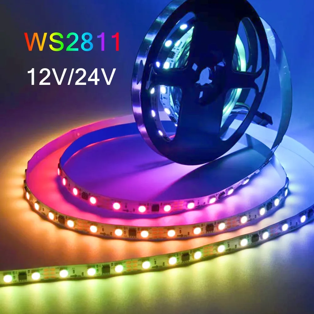 RGB адресная светодиодная лента AvvRxx TM1903 12/24В