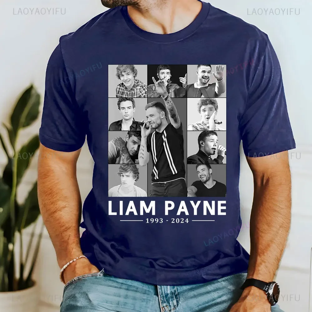 Футболка Liam Payne Tribute футболка с коротким рукавом мужская высокого качества