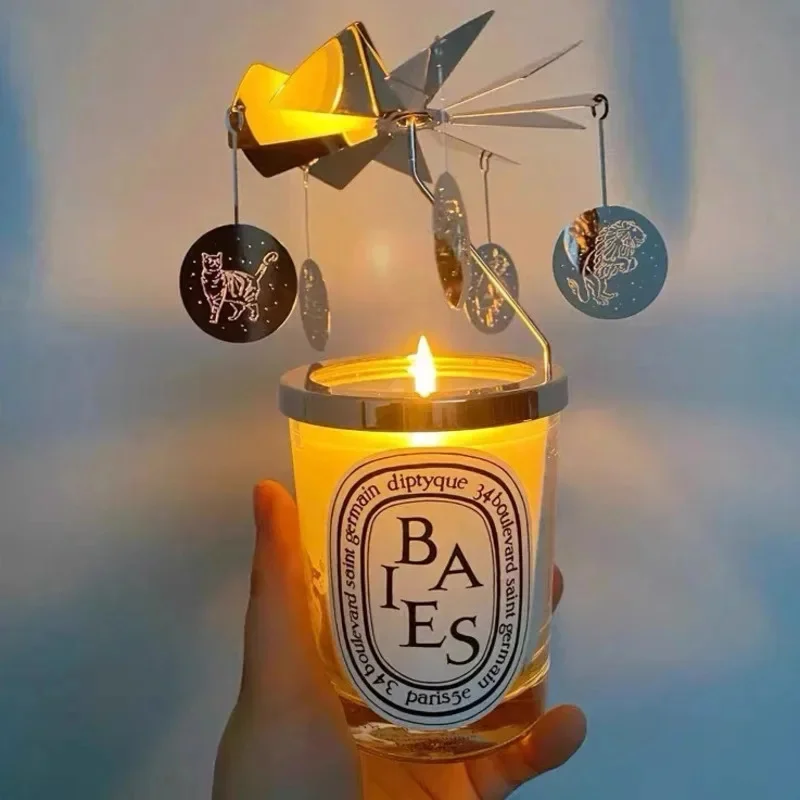 Ароматерапевтическая свеча в виде натуральных растений