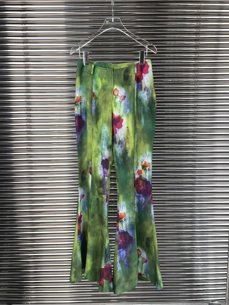 

2023 New Spring And Summer Casual Fashion Comfortable Slimming Printed Trousers Female