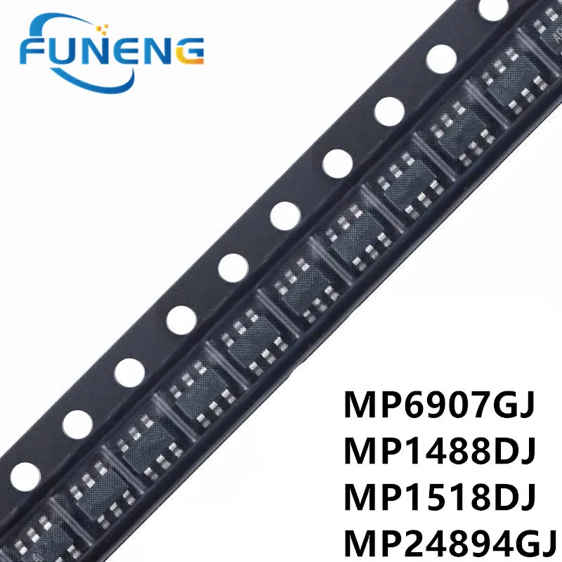 10 шт. 100% новый MP1488 MP1488DJ MP1488DJ-LF-Z MP6907GJ MP6907GJ-Z MP1518DJ MP1518DJ-LF-Z MP24894GJ sot23-6 чипсет