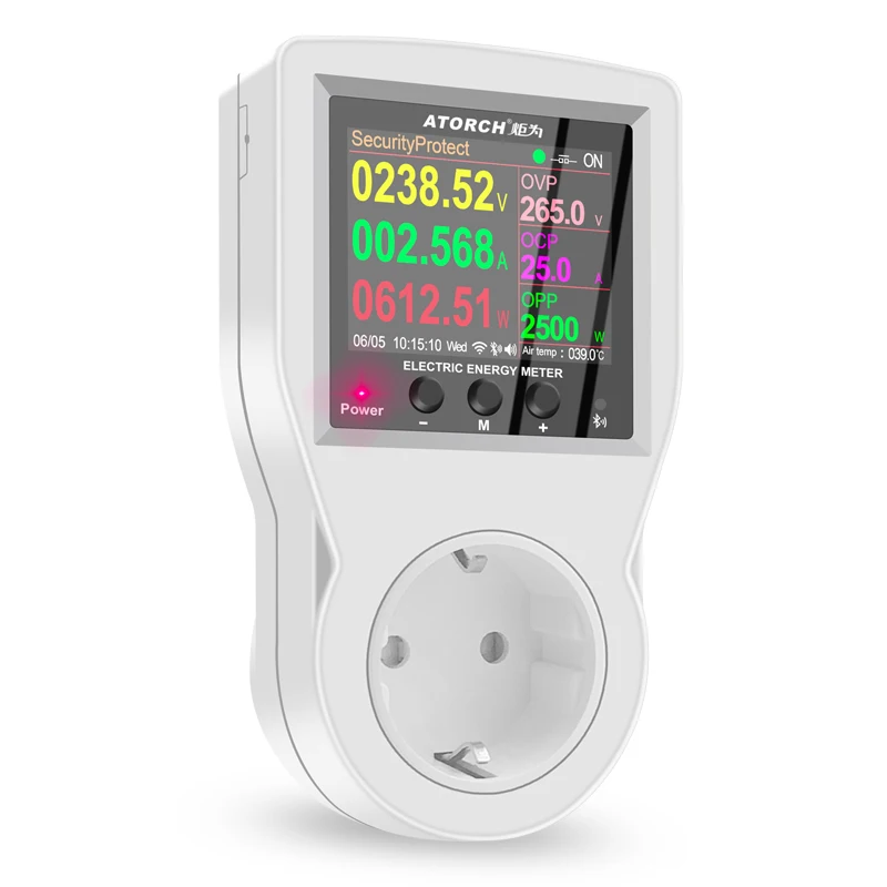 220V AC inteligentne gniazdo WIFI cyfrowy watomierz ue wtyczka zasilania miernik zużycie energii elektrycznej moc kilowata licznik energii 2 220V AC inteligentne gniazdo WIFI cyfrowy watomierz ue wtyczka zasilania miernik zużycie energii elektrycznej moc kilowata licznik energii 2