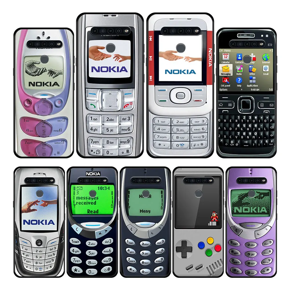 

Retro Old Nokia Case Cover for LG K51s K61 Q61 K41s K42 K50s K52 K71 K92 G6 G7 G8 ThinQ Capinha Print Thin Protection Funda