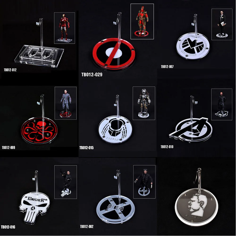 

TOYSBOX 1/6 Soldier Accessories Crystal Platform Commissioning Console Display Stand for 12'' Hot toys/SS/Damtoys Action Figure