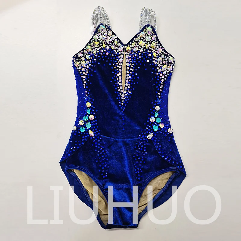 LIUHUO Купальник для художественной гимнастики соревнований по черлидингу детей