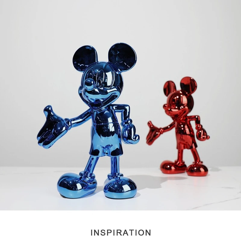

2022 New Disney 30cm Mickey Ornaments Trendy Figure Trendy Doll Sculpture Toys Hobbies Action Figures Holiday Gift For Children