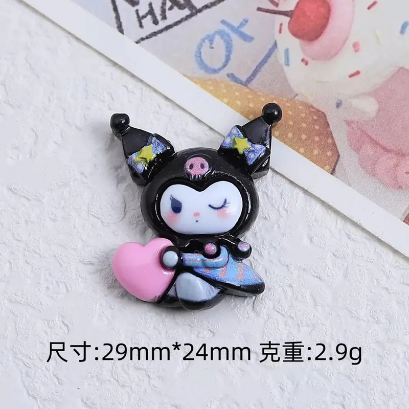 

Миниатюры из черной смолы MINISO 6 шт