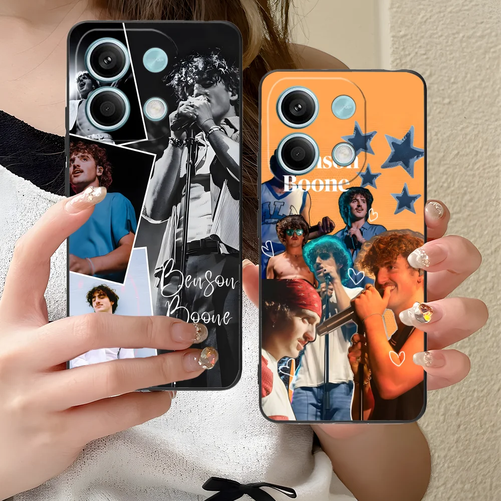Чехол для телефона Benson Boone Xiaomi Redmi Note 13 12 11 10 9 8 7 6 S A Pro Lite Plus 5G черный чехол мобильных