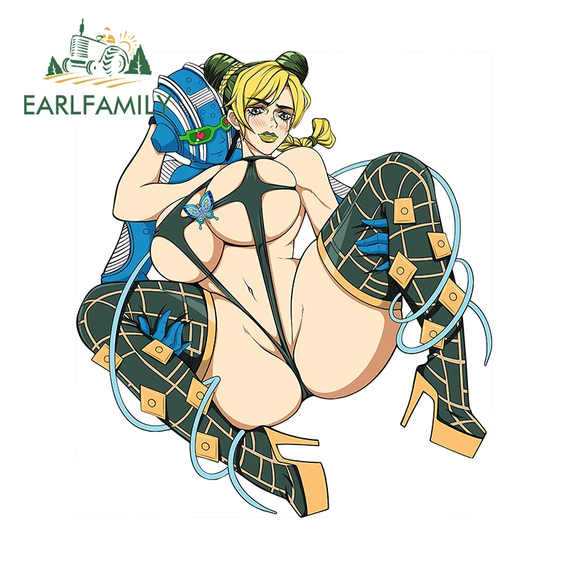 EARLFAMILY 13 см × 11 6 сексуальные Kuujou Jolyne аниме наклейки на автомобиль бедро открытые