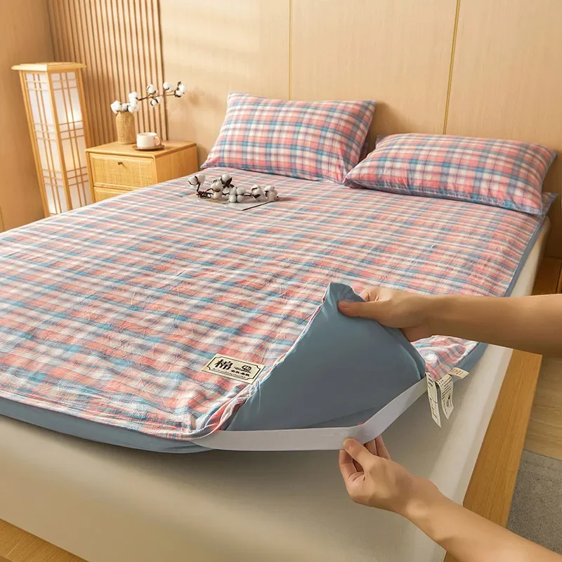 Фото Хлопковый наматрасник R -Cotton, японский футон для односпальной кровати, толстый стёганый наматрасник 90x200, стёганый наматрасник 180x200 со съемным чехлом и наполнителем. №3
