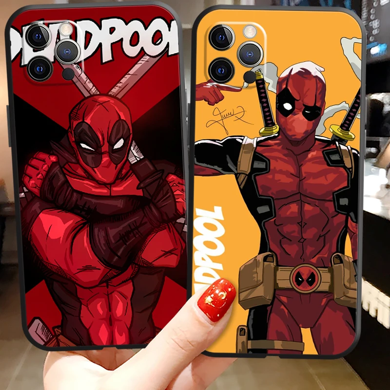 

Marvel Wade Winston Wilson Phone Cases For iPhone 11 12 Pro MAX 6S 7 8 Plus XS MAX 12 13 Mini X XR SE 2020 Back Cover Coque