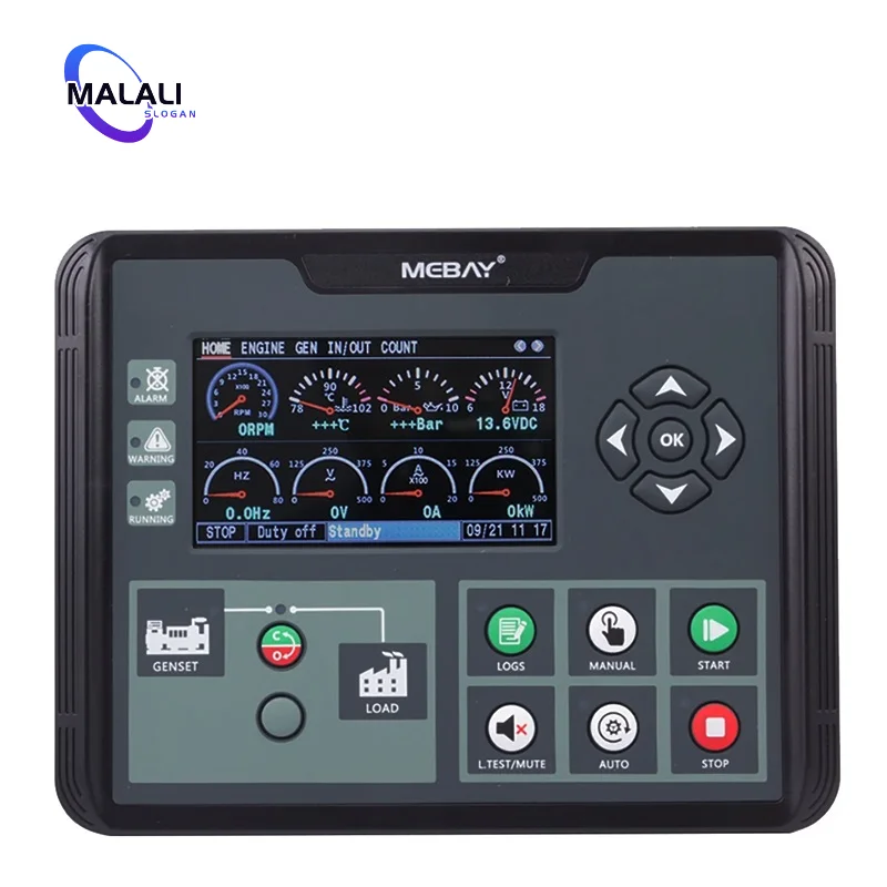 Панель контроллера генератора Mebay DC60D ЖК-дисплей модуль управления двигателем