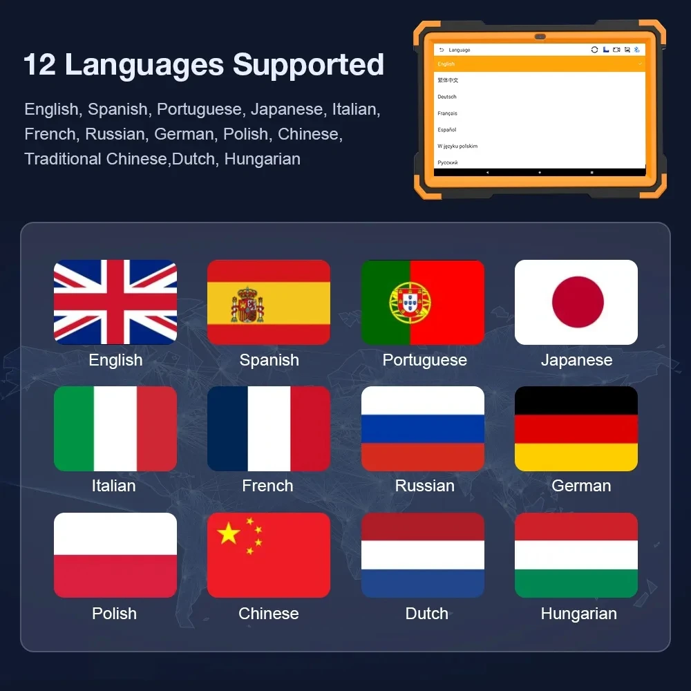 NEXPEAK K2 Инструмент диагностического сканера для тяжелых грузовиков OBD2 VCI Полная