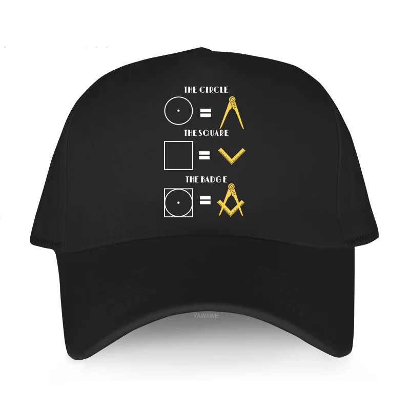 

THE CIRCLE THE SQUARE THE BADGE hip hop hat Masonic Store Freemason The Badge 4th of July black men Baseball Caps