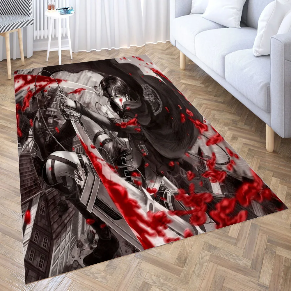 

Shingeki No Kyojin Attack Rug Floor Mats Carpet for Living Room Doormat Plush Non-slip Chair Mat Bathroom Carpet