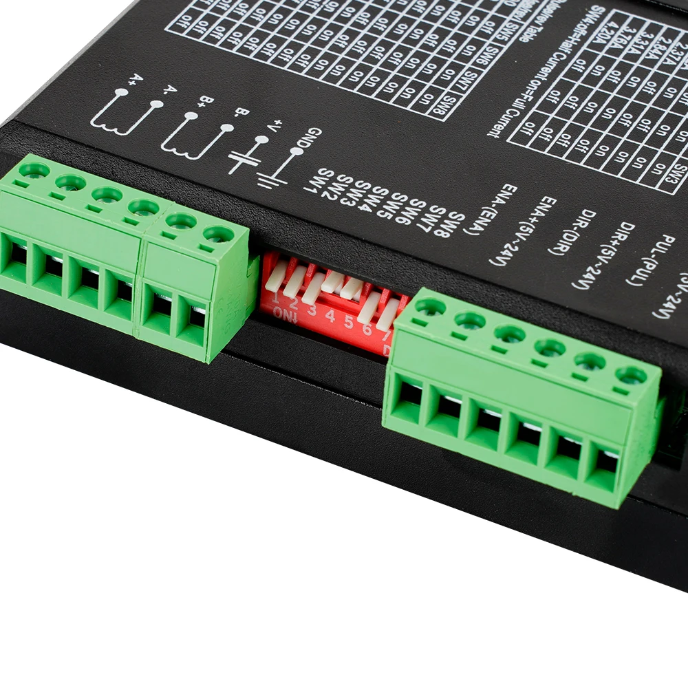 Цифровой Драйвер шагового двигателя DM542 2-фазный контроллер NEMA 17/23/34 для 57/60/86