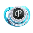 Соска-пустышка силиконовая для новорожденных, 24 буквы