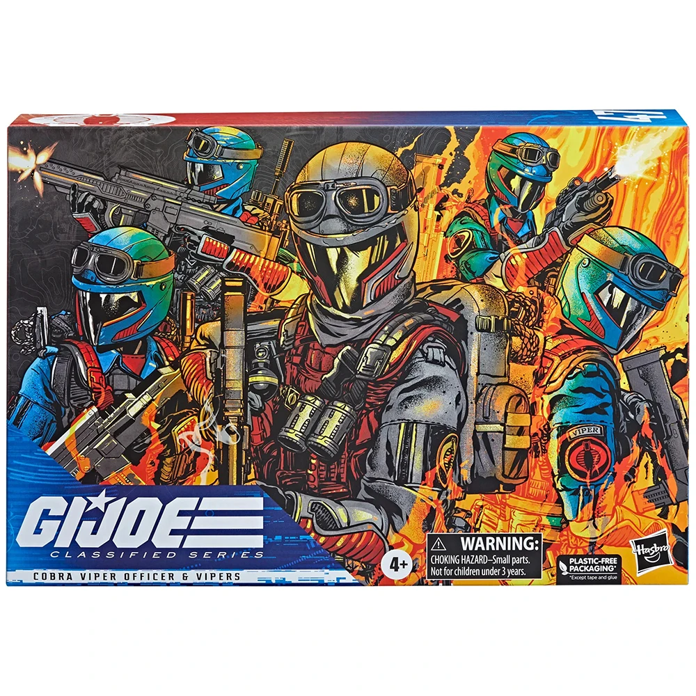 

[In-Stock] Hasbro G.I. Joe Classified Series Cobra Viper Officer & Vipers Action Figures Collectible Model Toy Gifts F4559