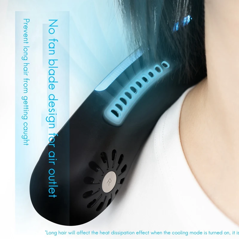 

Portable Air Conditioner Neck Fan,Semiconductor Neck Cooler Air Conditioner Wearable,For Travel,Home,Office