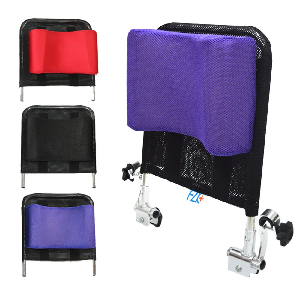 Breathable Adjustable Wheelchair Headrest Pillow Neck Pillow Heightened Wheelchair Accessories Elderly Health Care Supplies