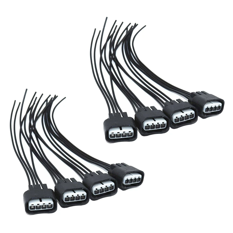 

8Pcs Ignition Coil Pigtail Connector Repair Harness Kit Set For Toyota Lexus