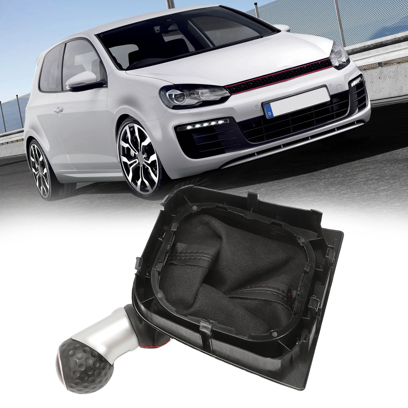 Ручка переключения передач 5-скоростная для Golf 6 MK6 GTI GTD R20 2009 2010 2011 2012 2013