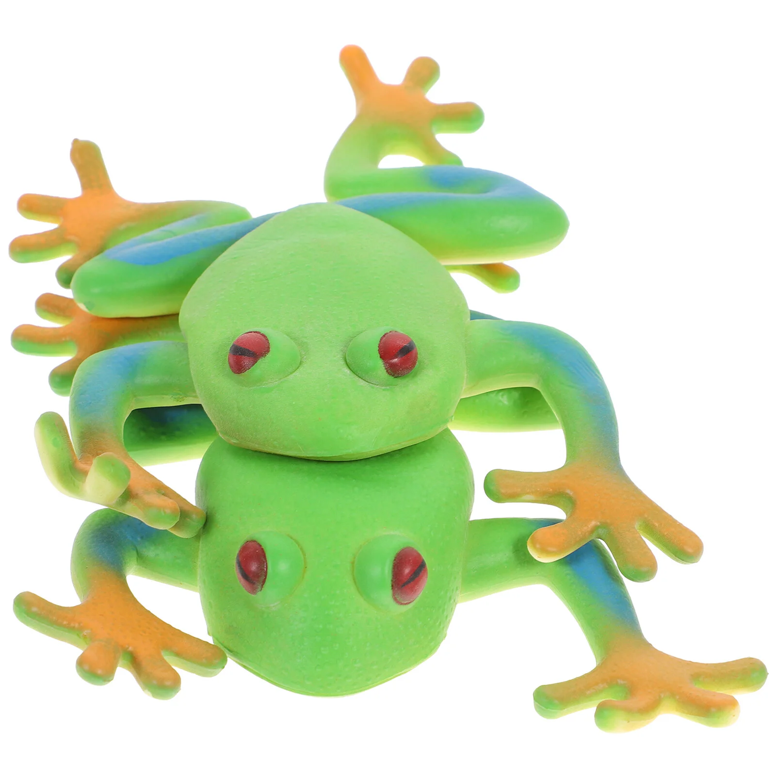 

Elastic Stress Toy Slingshot Funny Stress Toy Wear-resistant Squeeze Frogs-shaped Adorable Pressure Lovely