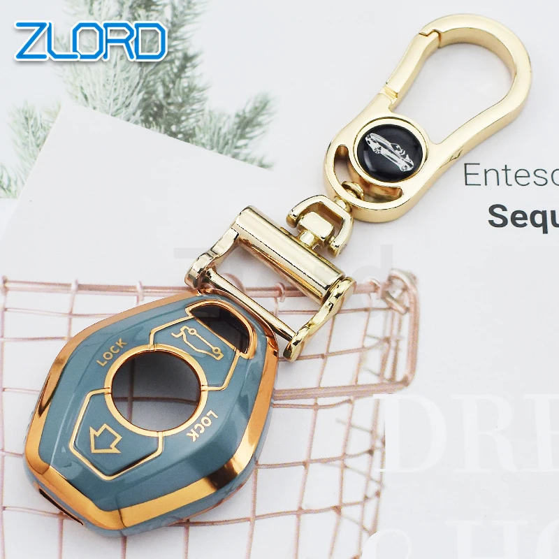 Чехол для автомобильного ключа из ТПУ защитная оболочка BMW 3 5 7 серия E38 E39 E46 E83 M5 325i