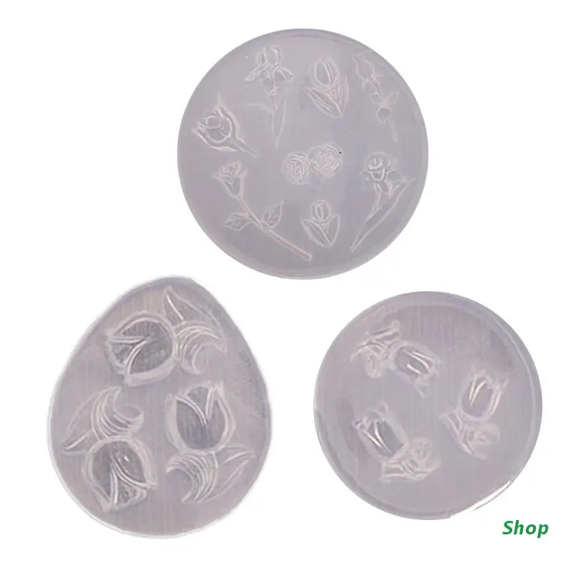 

L5YC Silicone Shaker Filler Mold Tiny Mold Resin Filling Flower Resin Epoxy Casting Mold Filler Handmade Nail Art Decor Craft