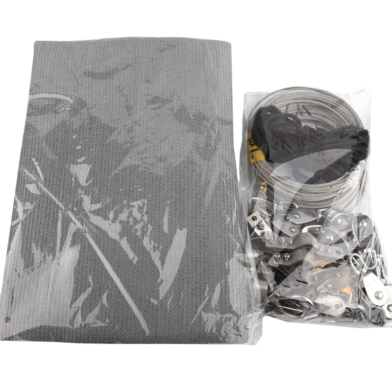 95% затенение г/кв. М домашний садовый козырек анти-УФ HDPE Телескопический волновой