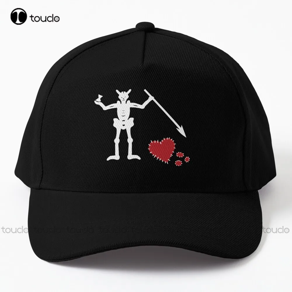 Broken Hearted Blackbeard'S Flag Our Flag Means Death Baseball Cap Womens Hats Fashion Street Skateboard Sun Hats Adjustable Art