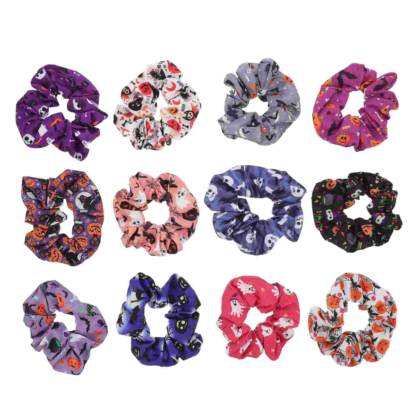

12Pcs Hair Scrunchies Beautiful Hair Accessories Scrunchy Tie Hair Tie