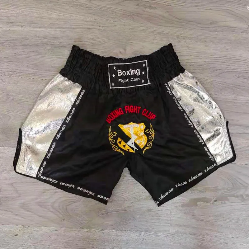 Шорты ZHUOAO мужские для кикбоксинга тренировочные штаны ММА фитнеса детей и
