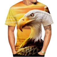 3d t shirt eagle print mens and womens short sleeved t shirt fashion casual sweatshirt t shirt
