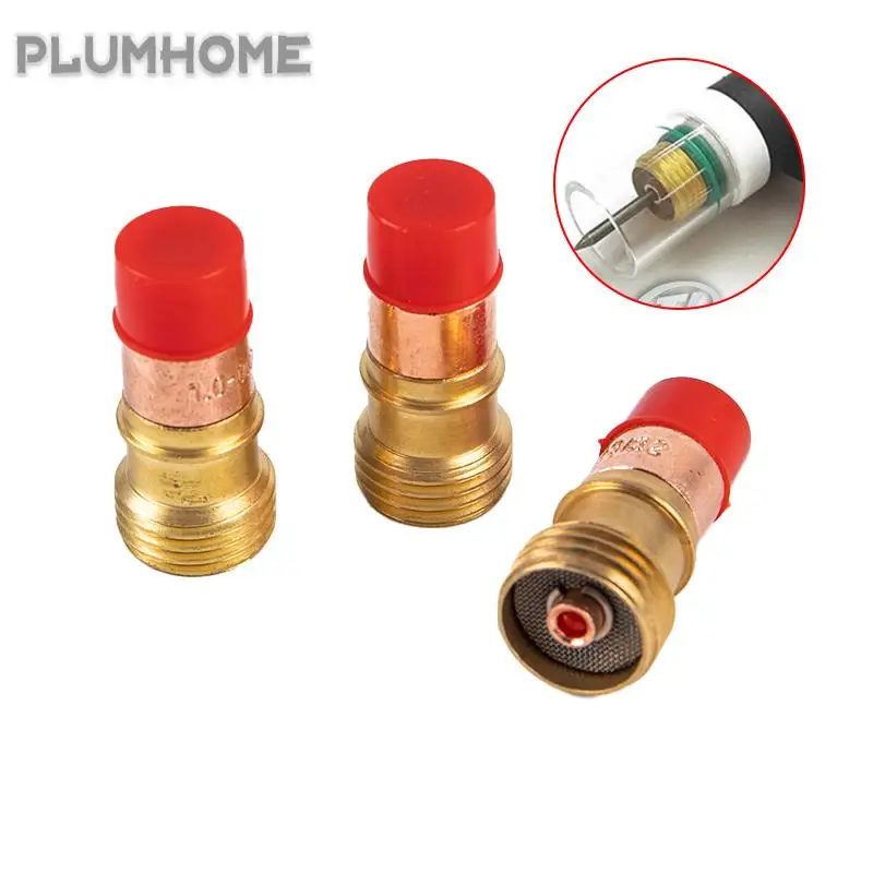 

TIG 17GL Collet Body Stubby Gas Lens lenz Connector With Mesh For SR WP-17/18 Torch Welding Accessories