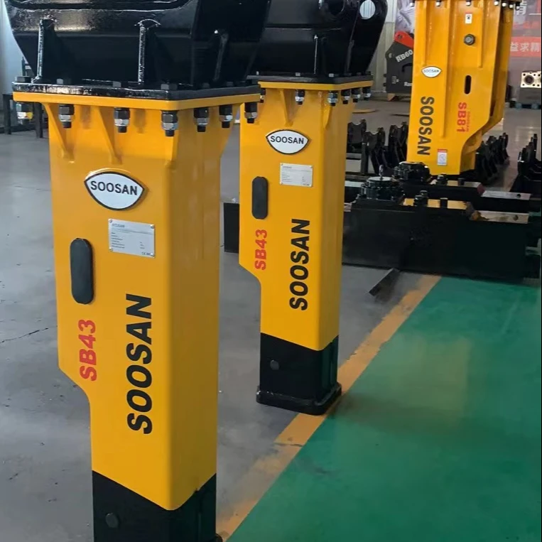 Гидравлический камнедробилка SOOSAN SB43 гидравлический молотковый экскаватор