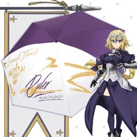 fate apocrypha anime fa fgo jeanne darc fate grand order ruler umbrella rain anti uv parasol action figure gift