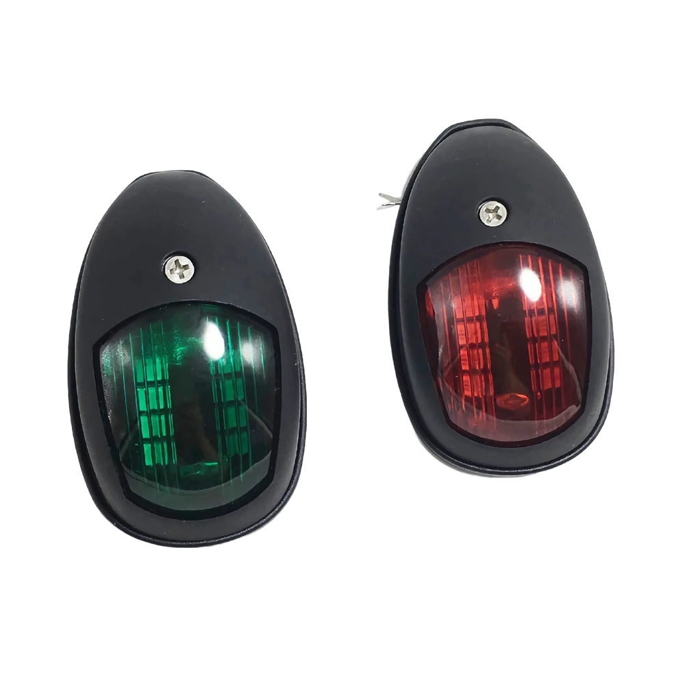 

2 шт. красные зеленые навигационные фонари для лодок светодиодные 12 В морские позиционные фонари яхта парусные фонари водонепроницаемые