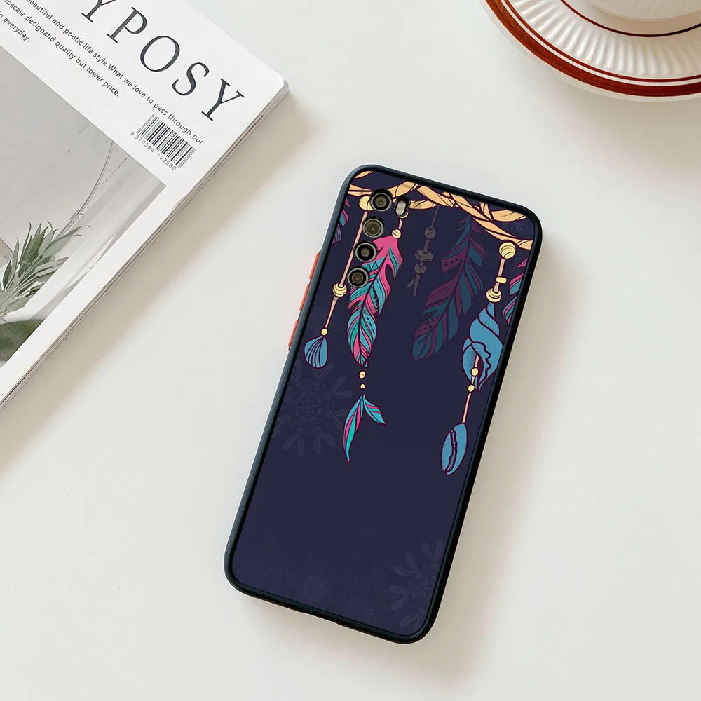 Чехол для телефона Samsung S21 Plus S24 S23 S22 S20 Ultra A53 A54 A71 A72 A73 A34 A51 Ловец снов цветной