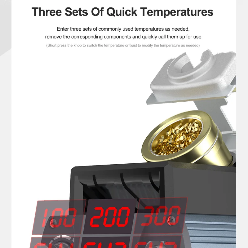 Высокоточная Интеллектуальная паяльная станция SUNSHINE S2 с быстрым нагревом умным