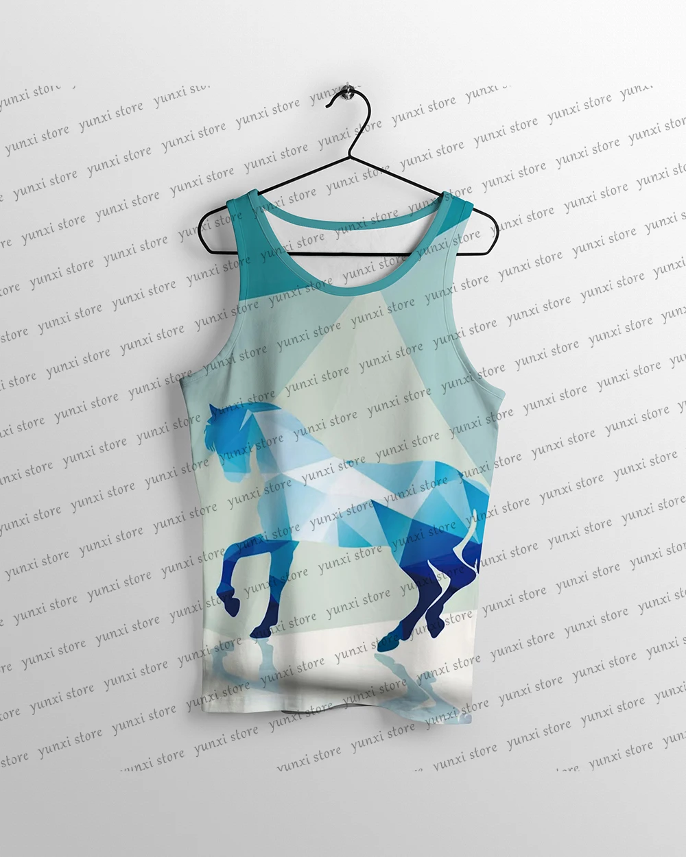 

Summer Hot Sale Men's Gym Workout Sports Tank Top Outdoor Fitness Sleeveless Top Women's 3D Printing Fragments Animal Clothing