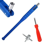 3pcs car tire valve stem puller tube metal tire repair tools core motorcycle valve core wrench valve core removal tool