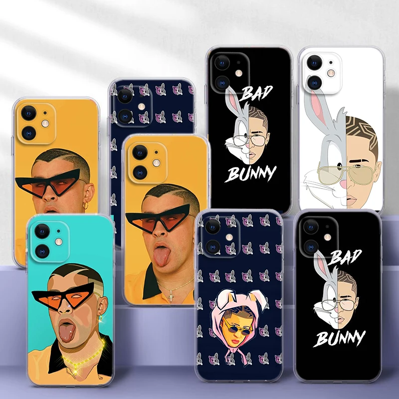 Мягкий чехол WSY8 Bad Bunny Maluma для Moto G4 Plus G41 G5 G50 G51 G5S G6 Play G60 G7 Power G71 G9