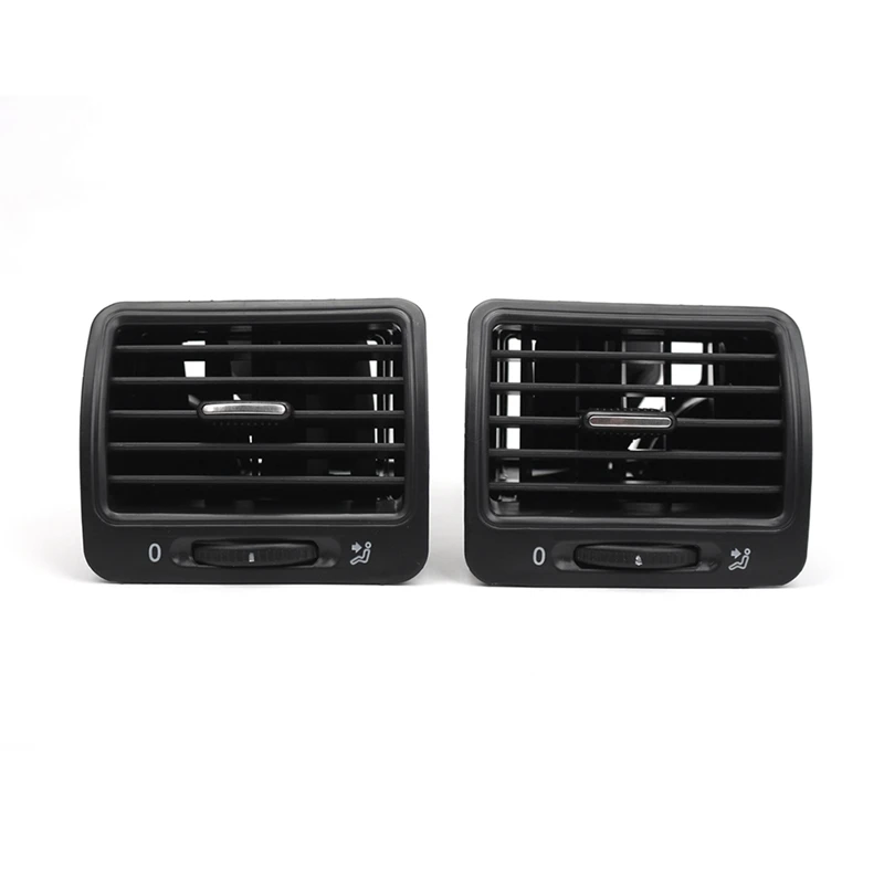 

Car AC Vent Dash Board Air Outlet Conditioning Vent 1K0819709 1K0819710 Black ABS For VW Jetta Golf GTI Rabbit MK5