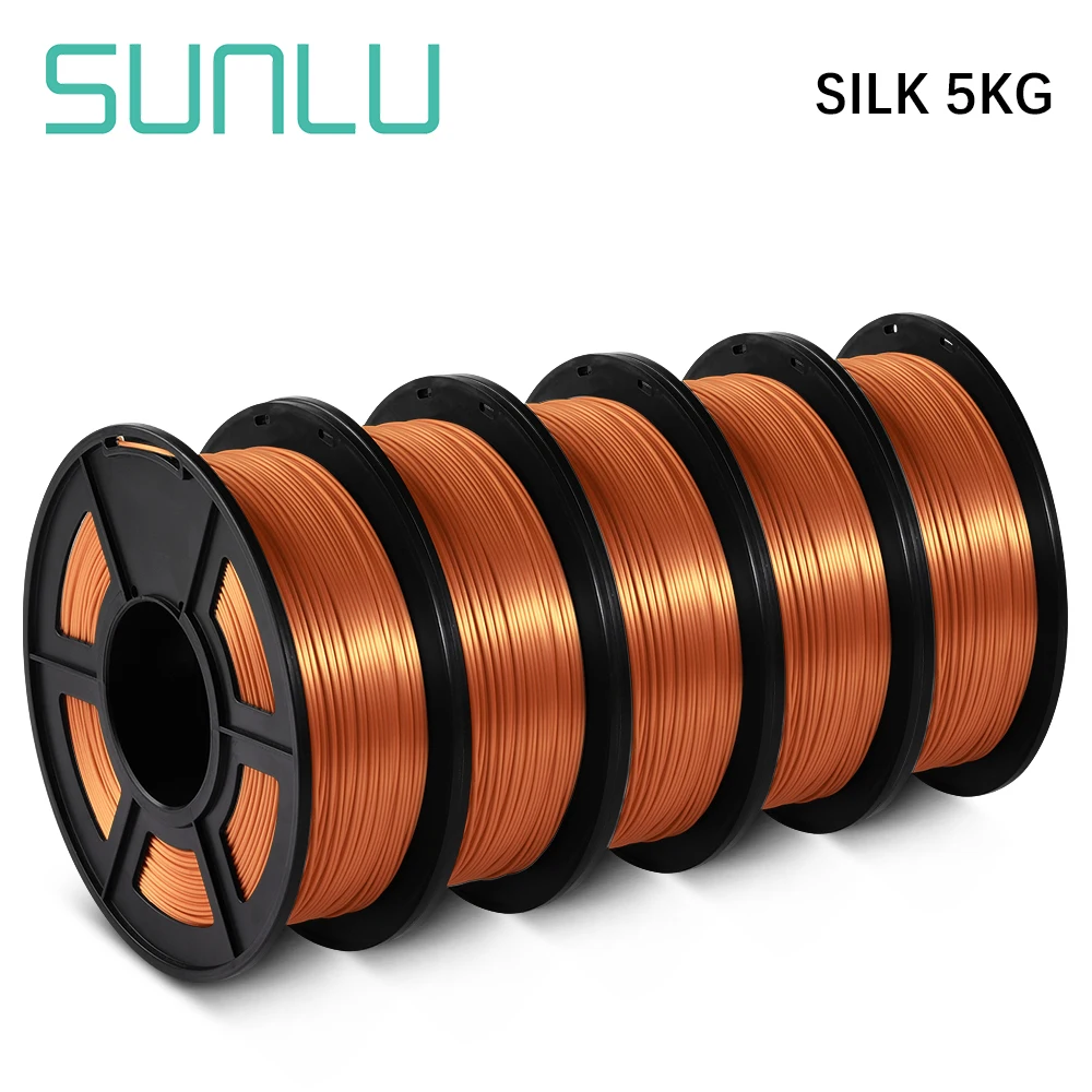 Sunlu Rolos Pla Petg Seda Tpu0.5kg Pla-madeira de Mármore 1.75 mm 1kg 3d Filamento de Impressão sem Bolha Eco-amigável