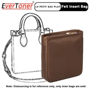 For PETIT SAC PLAT Felt Encryption Inner Travel Insert Organizer Purse  Liner Storage Cosmetic Bags Womens Luxury Handbag Shaper - AliExpress